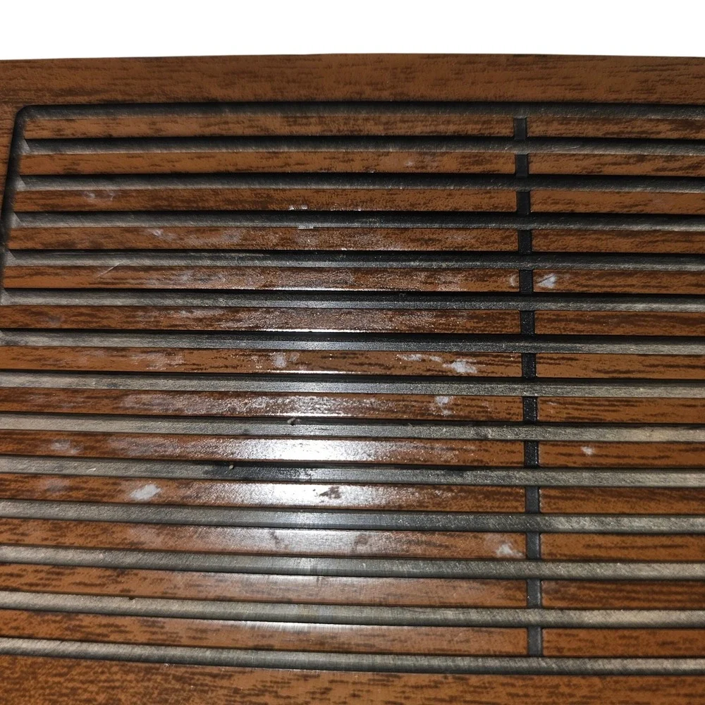 Vintage General Electric AM/FM Digital Clock Radio Walnut Grain 7-4640D analog